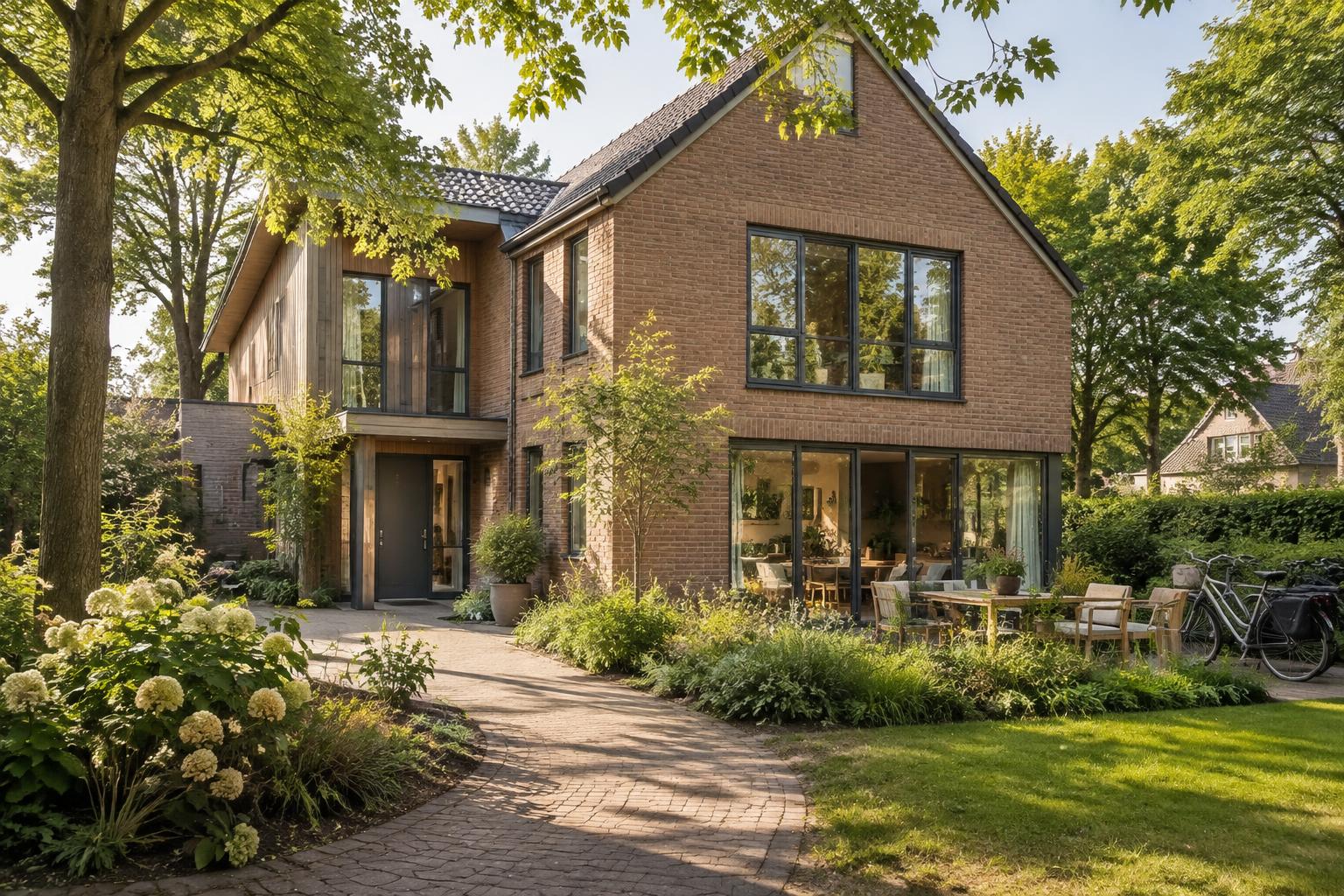 Kleinschalige woonlocatie van Zorgboog in een groene omgeving
